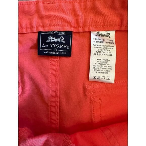 Le Tigre salmon, colored shorts, size 6 brand new - Picture 3 of 9